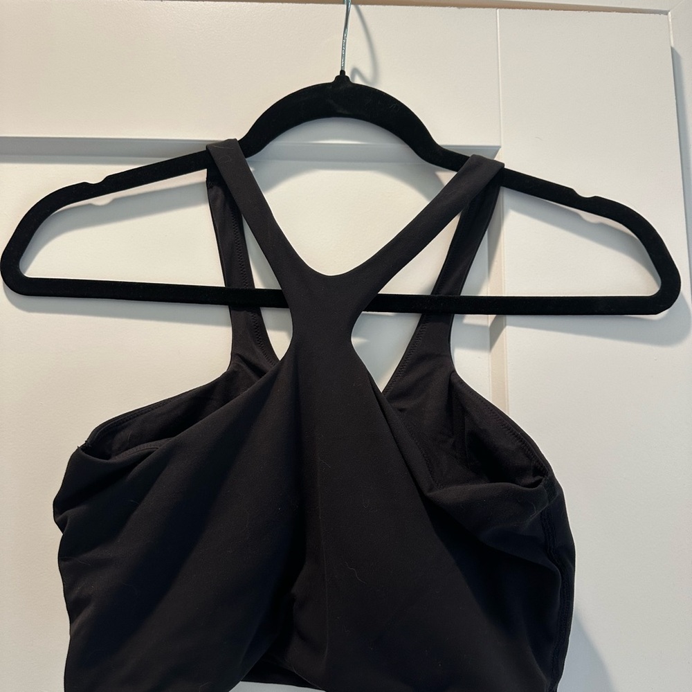 Black Racerback Sports Bra